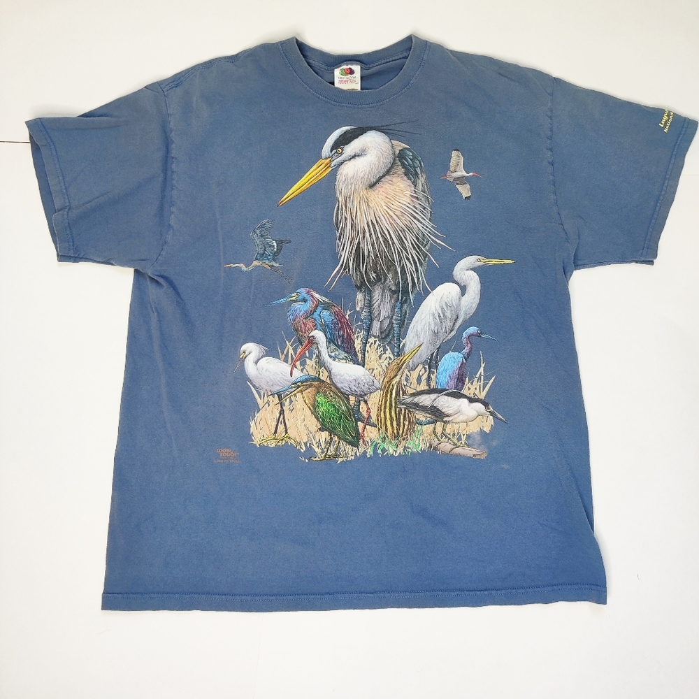 Vintage bird national refugee t-shirt